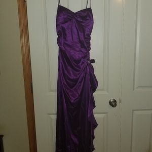 Purple prom dress